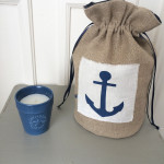 Pochon L - Ancre bleu