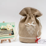 Pochon M - Coeur broderie