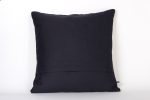 Coussin lin "BAIN" / Ancre bleue - 40x40cm – Image 4