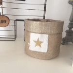 Fourre tout lin - Or