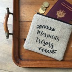 Pochette "Mes petits trésors" - Noir