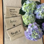 Pochette lin LOVE – Image 2