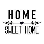 Sticker "Home Sweet Home"