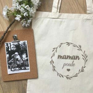 Tote bag Maman "Poule" – Image 3