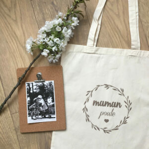 Tote bag Maman "Poule" – Image 4