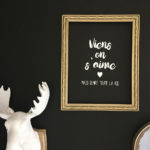 Sticker "Viens on s'aime, mais genre toute la vie"