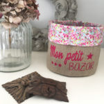 Fourre tout lin / Mon Petit Bazar - Rose – Image 2