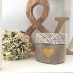 Fourre-tout lin / Coeur OR – Image 3