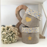 Fourre-tout lin / Coeur OR – Image 2