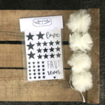 Planche Stickers "Etoiles / Faut Rêver / Love"