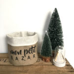 Fourre-tout lin / Mon Petit Bazar N°2 - Blanc – Image 2