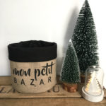 Fourre-tout lin / Mon Petit Bazar N°2 - Noir – Image 2