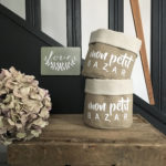 Fourre-tout lin / Mon Petit Bazar N°2 - Ecru – Image 3