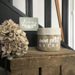 Fourre-tout lin / Mon Petit Bazar N°2 - Ecru – Image 2