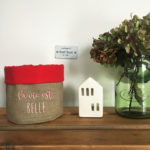 Fourre-tout lin / La vie est belle – Image 3