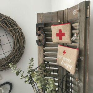 Pochettes lin M & L / Pharmacie – Image 6