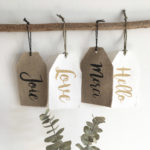 Coffret "4 Etiquettes Lin"