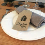 Coffret 4 Etiquettes Lin "Joyeux Noël" – Image 5