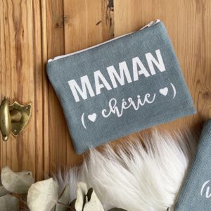 Fête des mères 2020 / Pochettes "Maman" BLEU CELADON – Image 5