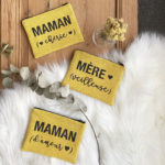 Fête des mères 2020 / Pochettes "Maman" JAUNE – Image 5