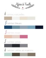 Coussin "L'amour est ici... since/depuis..." – Image 3