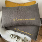 Coussin " Amoureusement ou Passionnément "