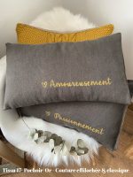 Coussin " Amoureusement ou Passionnément "