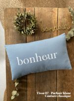Coussin "BONHEUR"