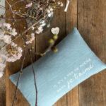 Coussin "Il n'y a pas de poème sans je t'aime"
