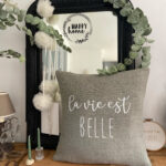 Coussin "La vie est BELLE"
